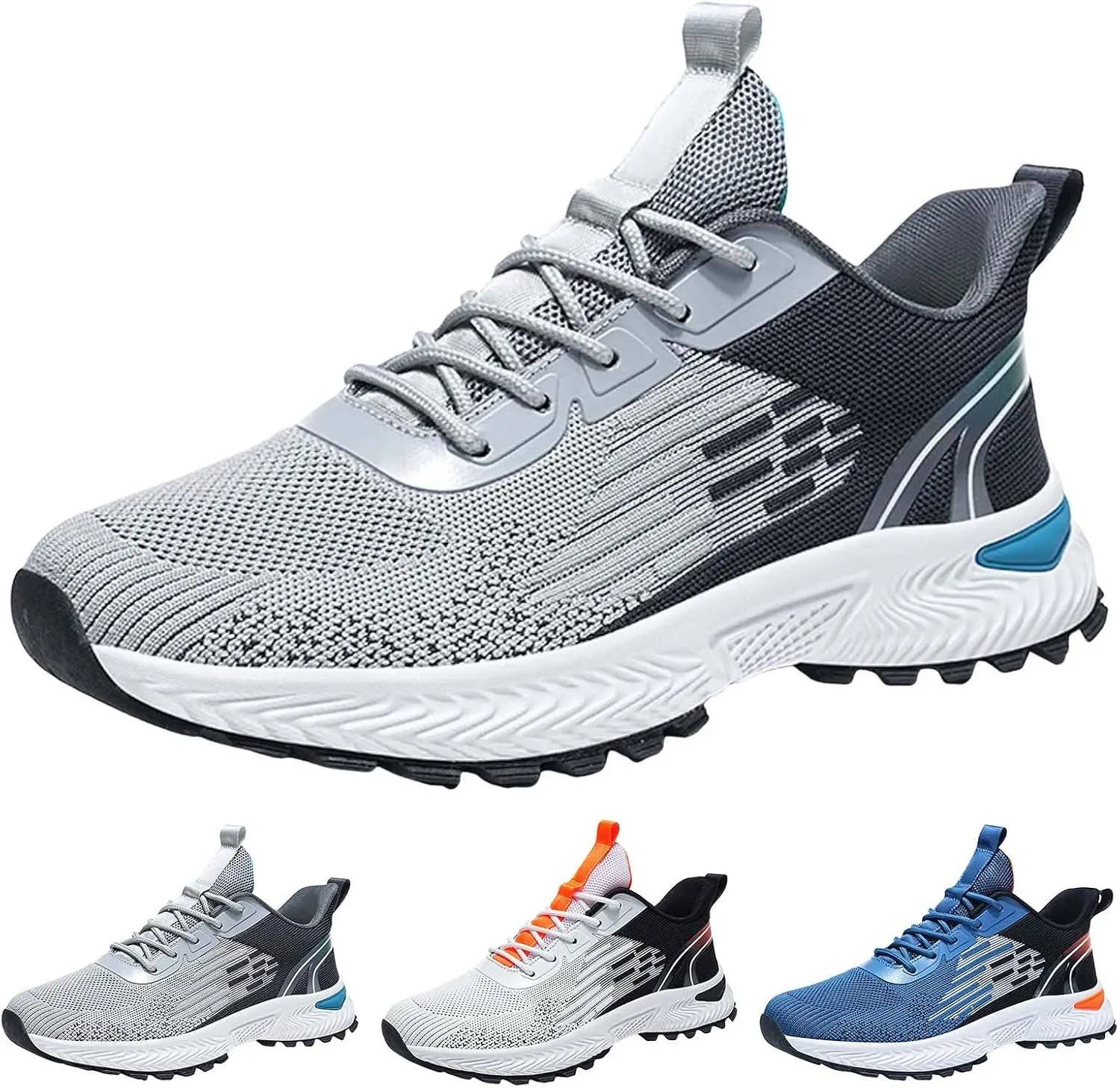 Men's Classic Casual Jogging Sneakers Breathable Mesh Comfortable Tennis Shoe Athletic Fashion Sneakers for Men