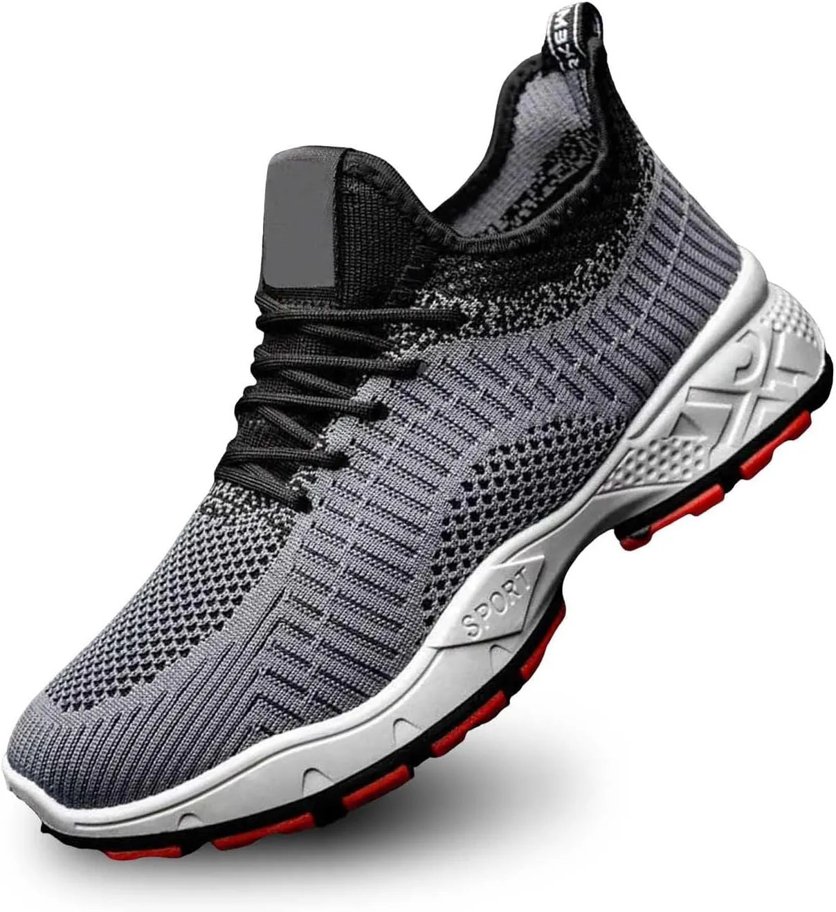Men's Fashion Mesh Breathable Flying Woven Sneakers Casual Breathable Shoes Sneaker Ornament for Men