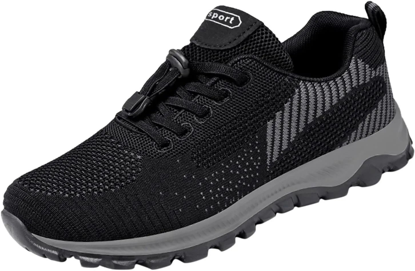 Men's Fashion Versatile Walking Shoes Breathable Mesh Comfortable Tennis Shoe Breathable Diabetic Shoes for Men