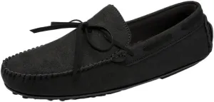 Men's Genuine Leather Loafers with Tassel, Suede Vamp, Deck Shoes with Stitching Details, Lightweight, Anti-Slip, Outdoor Slip-Ons