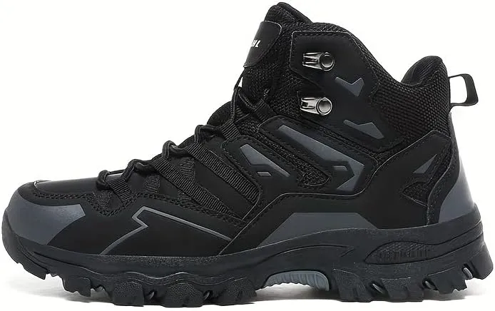 Men's Hiking Shoes, Outdoor Hiking Boots, Breathable Mesh Lining, TPR Outsole, EVA Insole