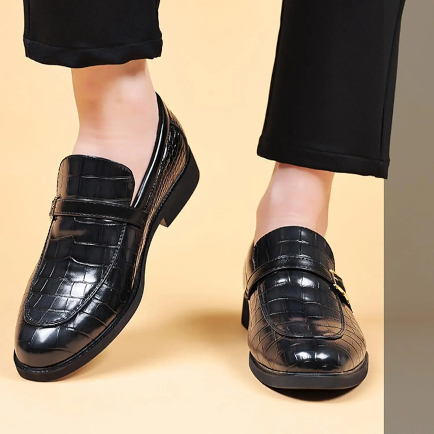 Men's Lace Up Leather Dress Shoes Leisure Breathable Comfortable Solid Fashion Business Shoes for Men