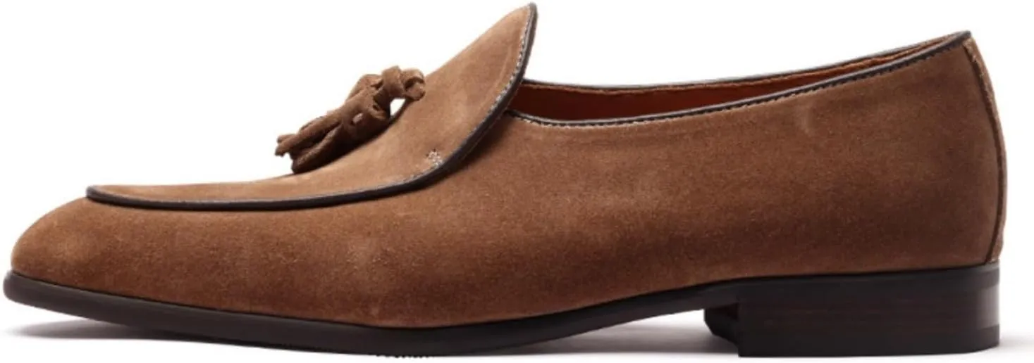 Men's Loafers & Slip-ons Casual Tassel Suede Loafers for Men