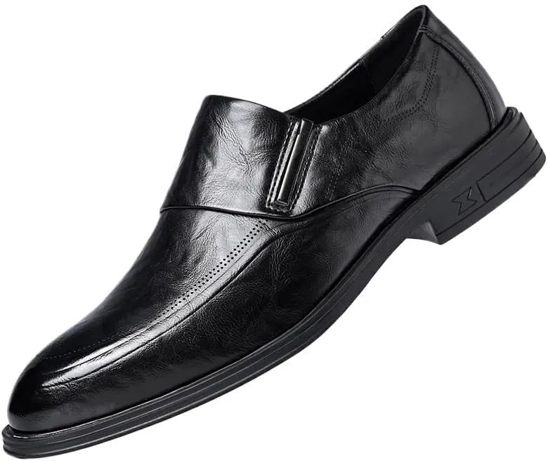 Men's Loafers Casual Slip On Shoes Soft Loafers for Men Lightweight Driving Boat Shoes Mens Genuine Leather Slip on Loafers Lightweight Non Slip Soft Driving Business Work Casual Shoes