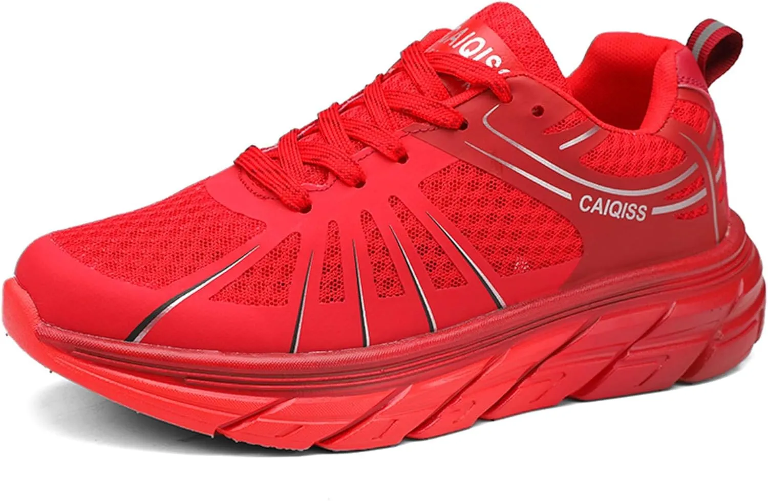 Mens Low Top Lace Up Classic Casual Walking Shoes Rubber Sole Anti Slip Running Shoes High Elasticity Basketball Sneakers Comfortable and Breathable Training Shoes Lightweight Badminton Sneakers