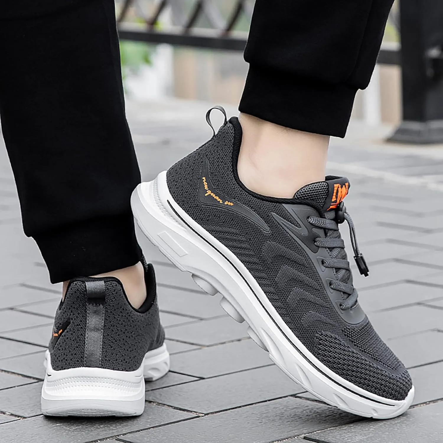 Men's Non Slip Barefoot Minimalist Shoes Breathable Mesh Comfortable Tennis Shoe Men's Comfortable Dress Shoes