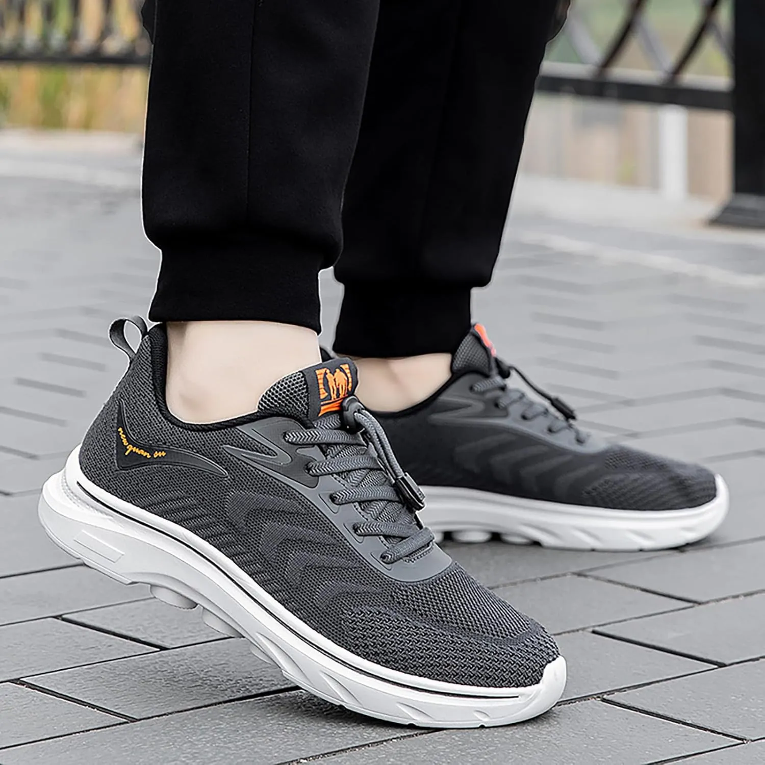 Men's Non Slip Barefoot Minimalist Shoes Breathable Mesh Comfortable Tennis Shoe Men's Comfortable Dress Shoes