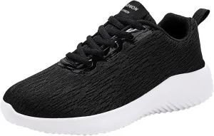 Men's Non Slip Running Shoes Breathable Casual Walking Sneakers Fashion Soft Bottom Lace Up Workout Sports Shoes