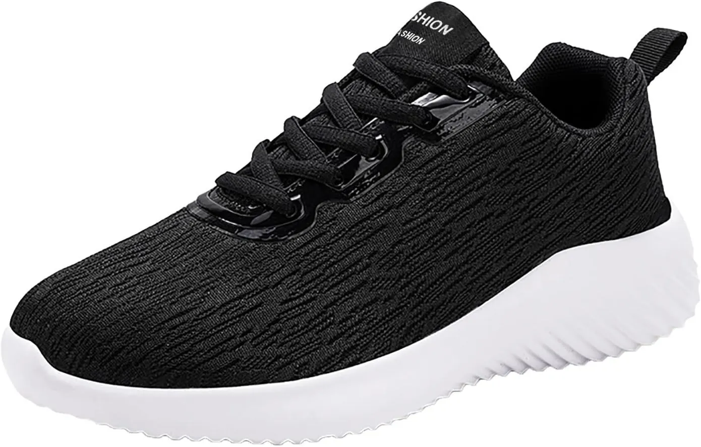 Men's Non Slip Running Shoes Breathable Casual Walking Sneakers Fashion Soft Bottom Lace Up Workout Sports Shoes