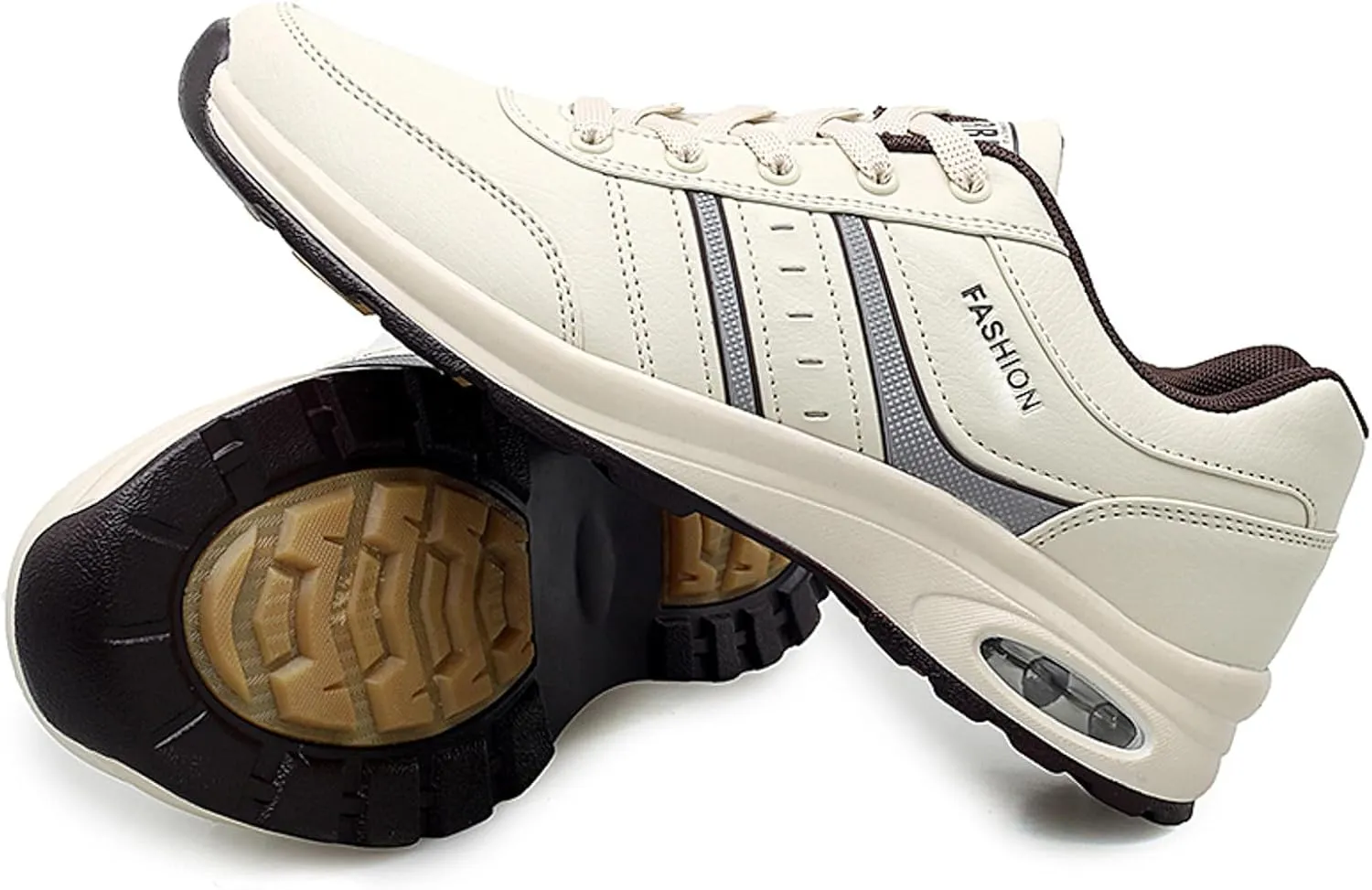Men's Orthopedic Comfortable Lace Up Shoes Breathable Mesh Fashion Sneaker Arch Support Walking Shoes for Men