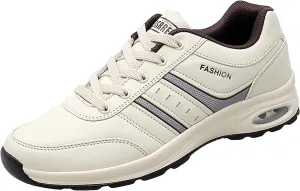 Men's Orthopedic Comfortable Lace Up Shoes Breathable Mesh Fashion Sneaker Arch Support Walking Shoes for Men