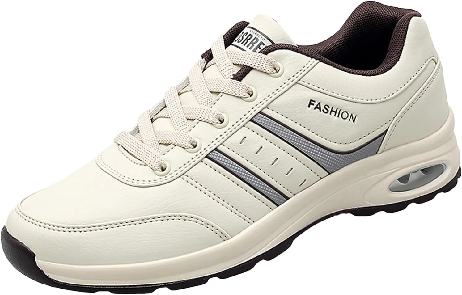 Men's Orthopedic Comfortable Lace Up Shoes Breathable Mesh Fashion Sneaker Arch Support Walking Shoes for Men