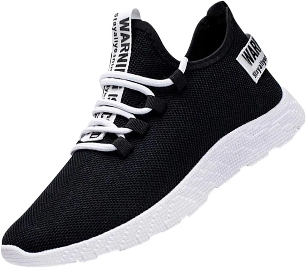 Men's Orthopedic Comfortable Lace Up Shoes Breathable Mesh Fashion Sneaker Fashion Lightweight Sneakers for Men