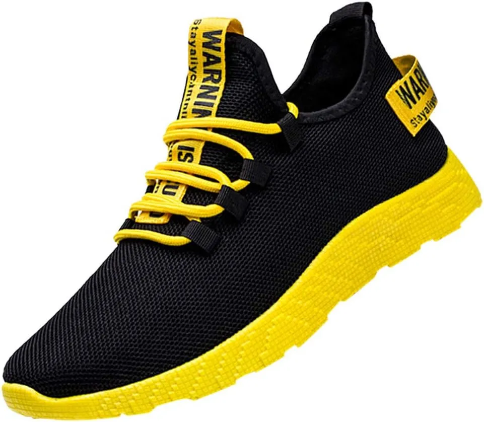Mens Running Shoes Slip On Comfortable Casual Sneakers Lightweight Breathable Walking Sport Athletic Shoes