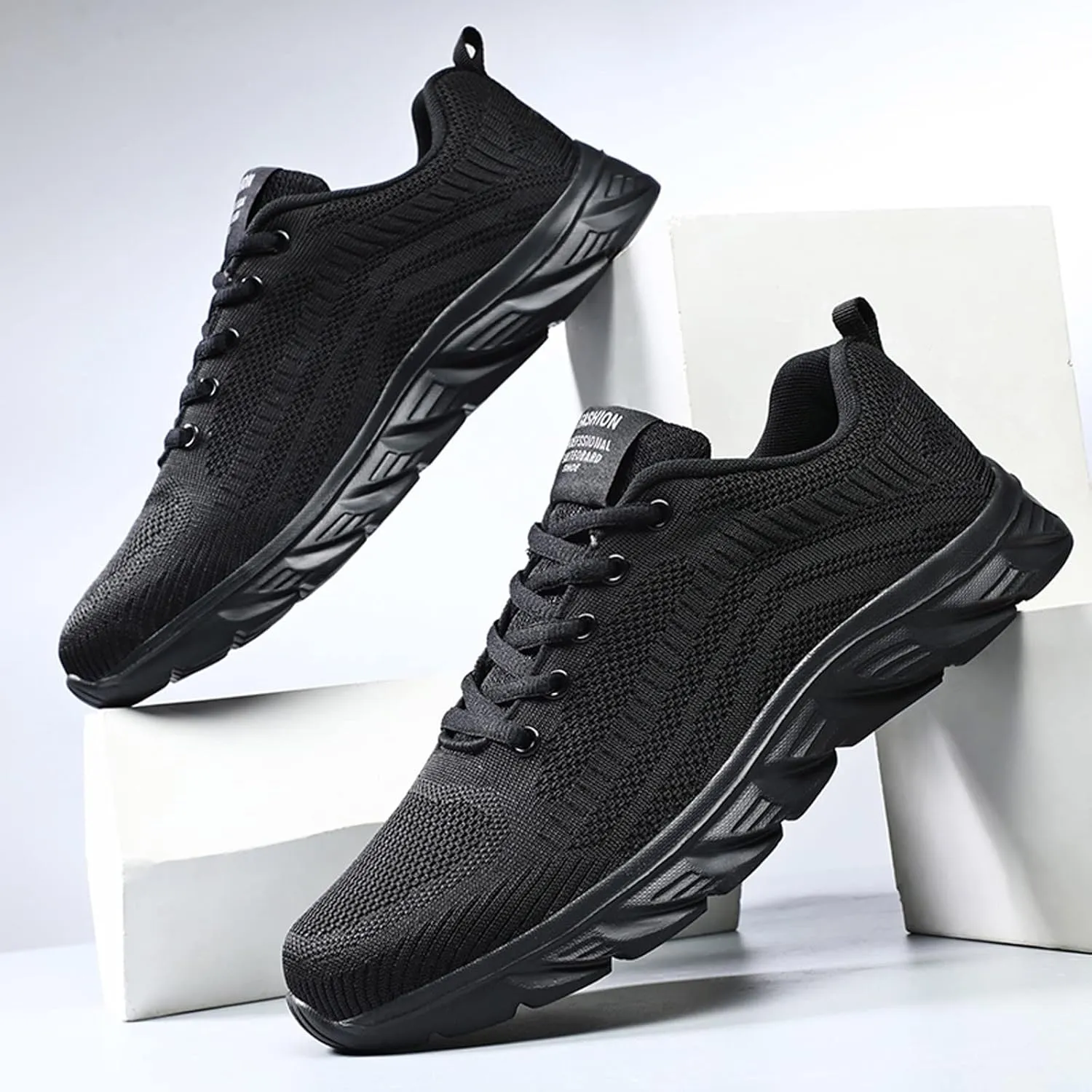 Mens Running Shoes Slip On Tennis Walking Sneakers Casual Workout Athletic Lightweight Breathable Sport Shoes
