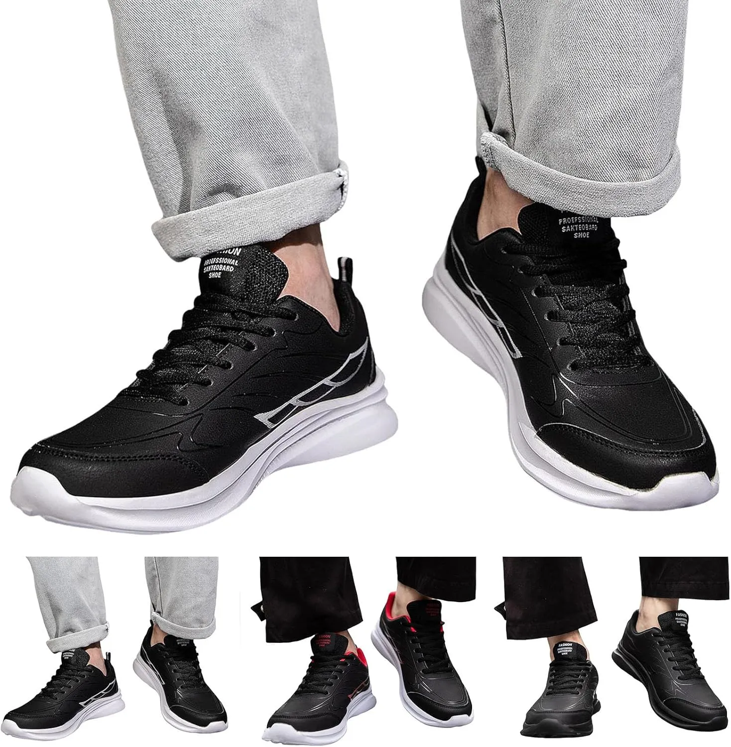 Mens Shoes Soft Cushions Athletic Comfortable Mountaineering Summer and Autumn Breathable Slip On Loafers
