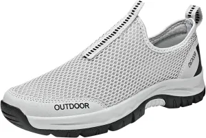 Mens Shoes Summer Large Size Casual Hollow Out Breathable Mesh Casual Shoes Running Mens Sneaker