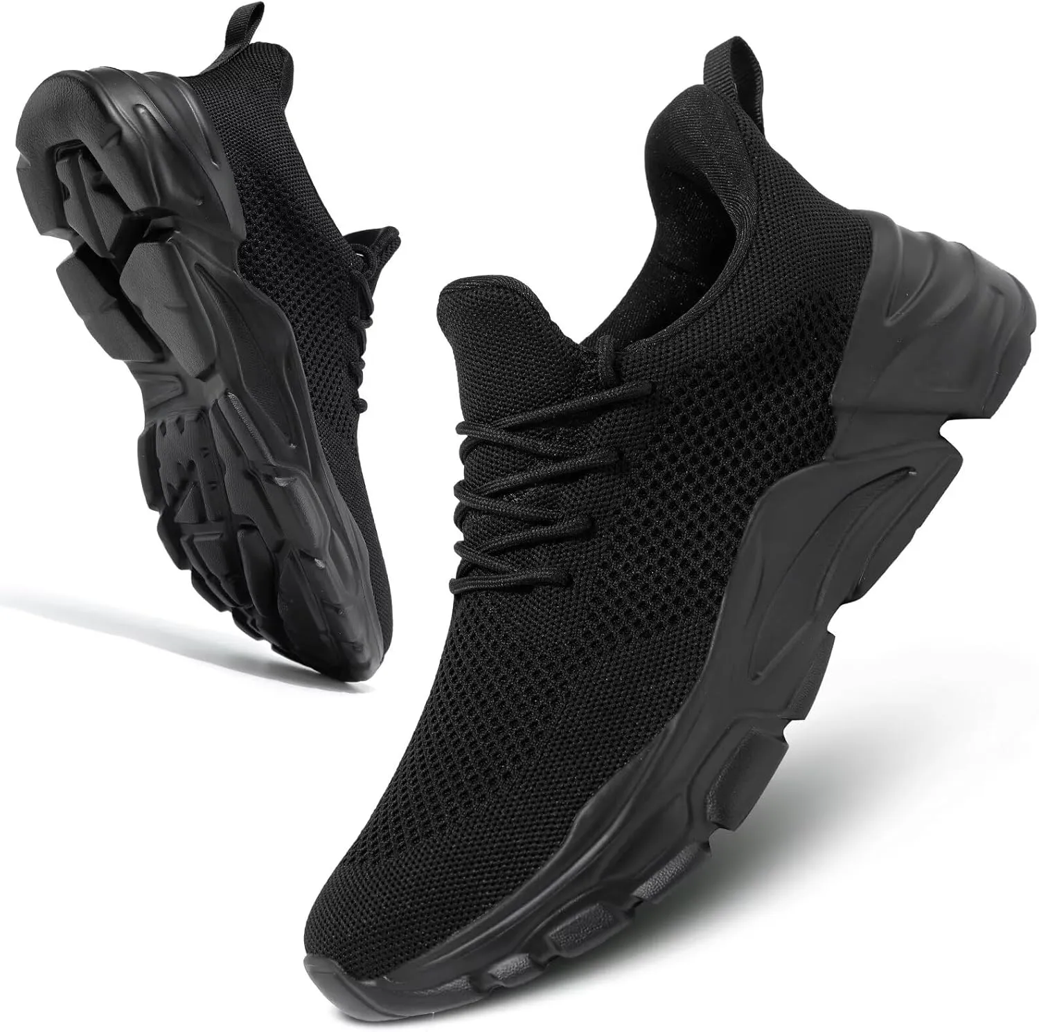 Men's Slip on Walking Shoes Ultra Light Breathable Non Slip Running Shoes Casual Fashion Sneakers Mesh Workout Sports