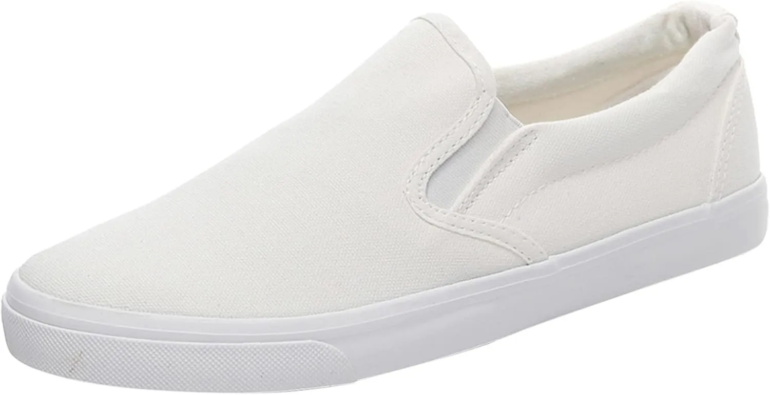 Men's Sneakers for Men Slip On Shallow Mouth Simple Single Shoes Casual Shoes Work