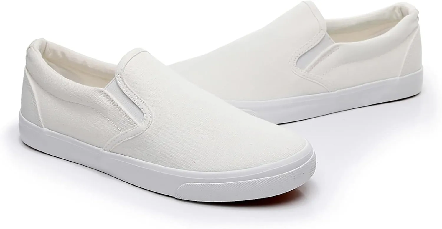Men's Sneakers for Men Slip On Shallow Mouth Simple Single Shoes Casual Shoes Work
