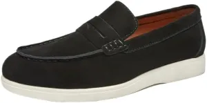 Mens Suede Loafers Casual Lightweight Soft Non Slip Walking Shoes