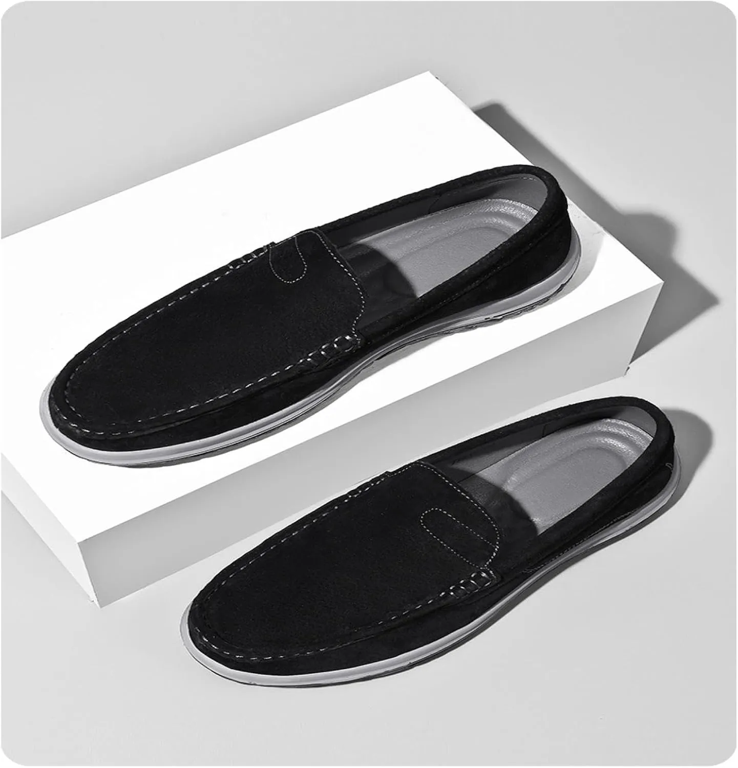 Men's Suede Loafers Men's Casual Penny Shoes, Suede Beanie Shoes, Slippers, Flats, Driving Shoes