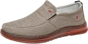 Men's Walking Shoes Casual Fashion Simple Running Traveling Breathable Slip On Loafers