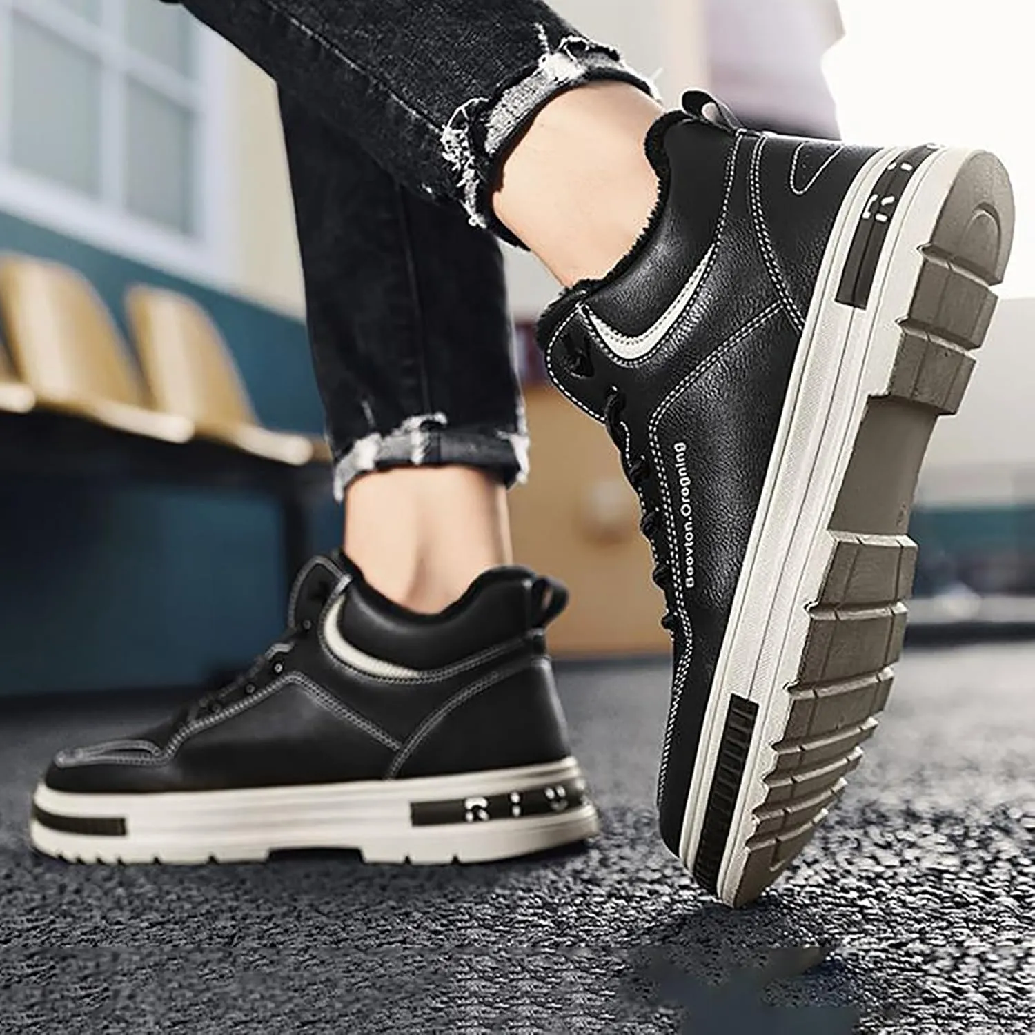 Mens Walking Shoes Volleyball Shoes Men Men's Sneaker Lightweight Breathable Mesh Slide Shoe Brown Shoes for Men