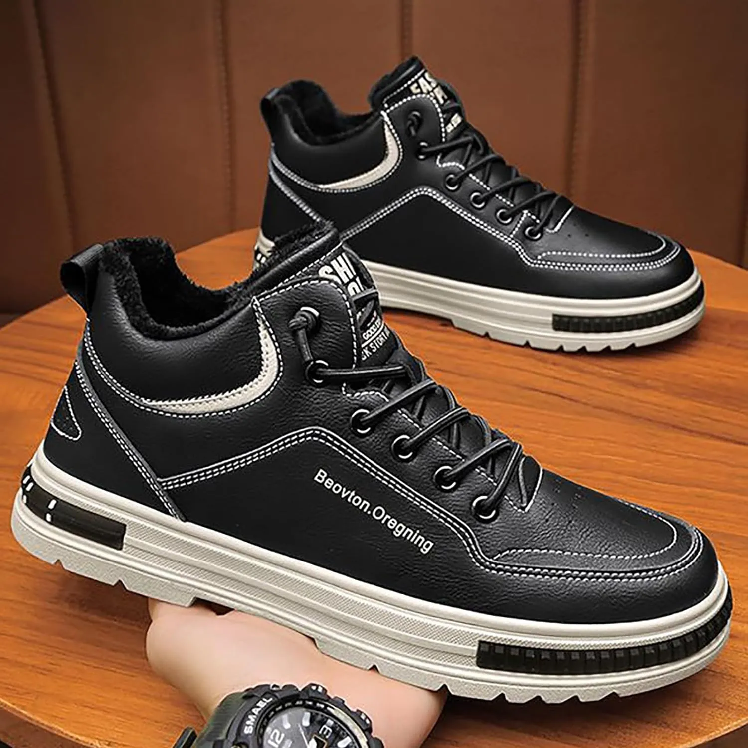Mens Walking Shoes Volleyball Shoes Men Men's Sneaker Lightweight Breathable Mesh Slide Shoe Brown Shoes for Men