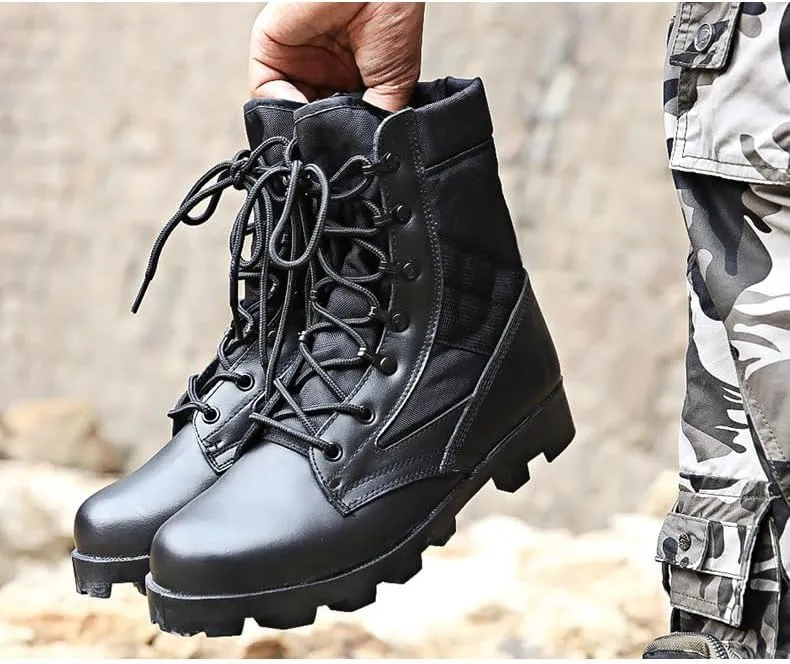 Men's/Women's outdoor hiking boots desert boots jungle off-road training, high top hiking boots