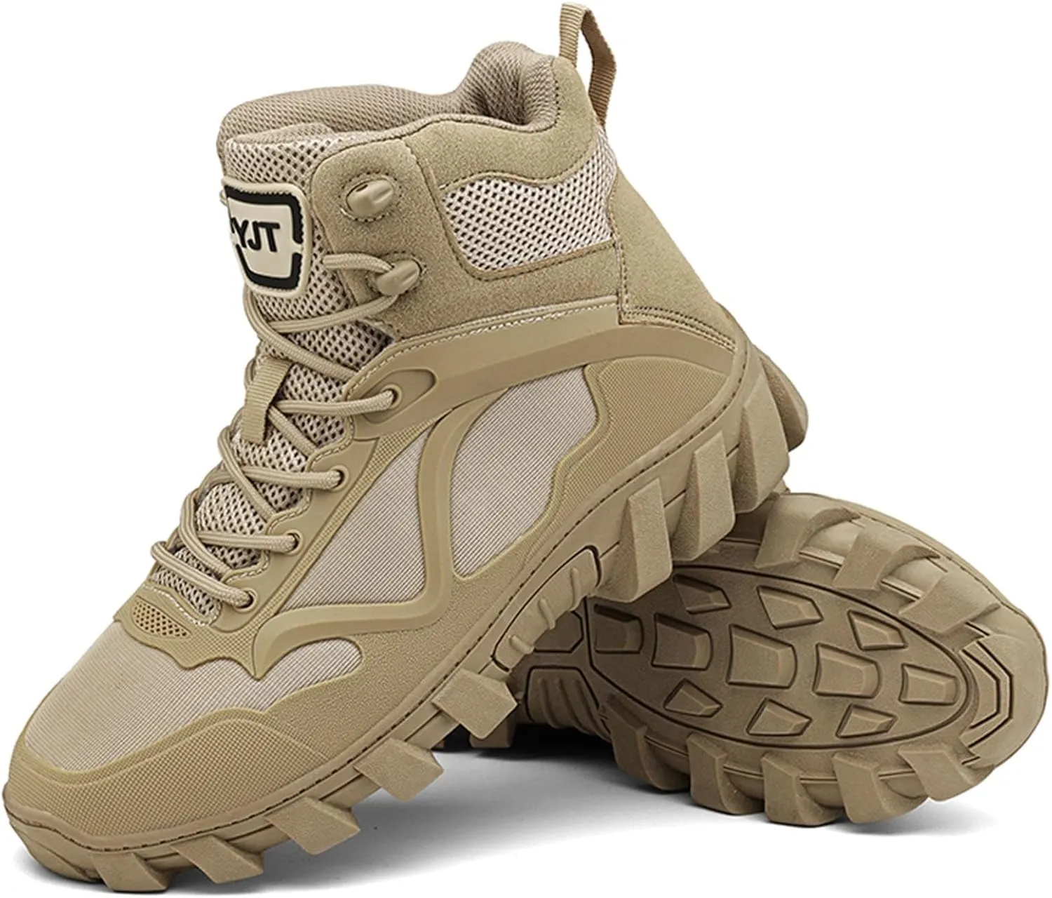 Military Tactical Combat Boots, Waterproof, Breathable, Shock-Absorbing, Non-Slip for Work, Hiking & Duty