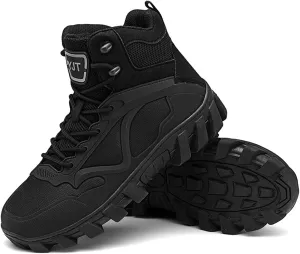 Military Tactical Combat Boots, Waterproof, Breathable, Shock-Absorbing, Non-Slip for Work, Hiking & Duty