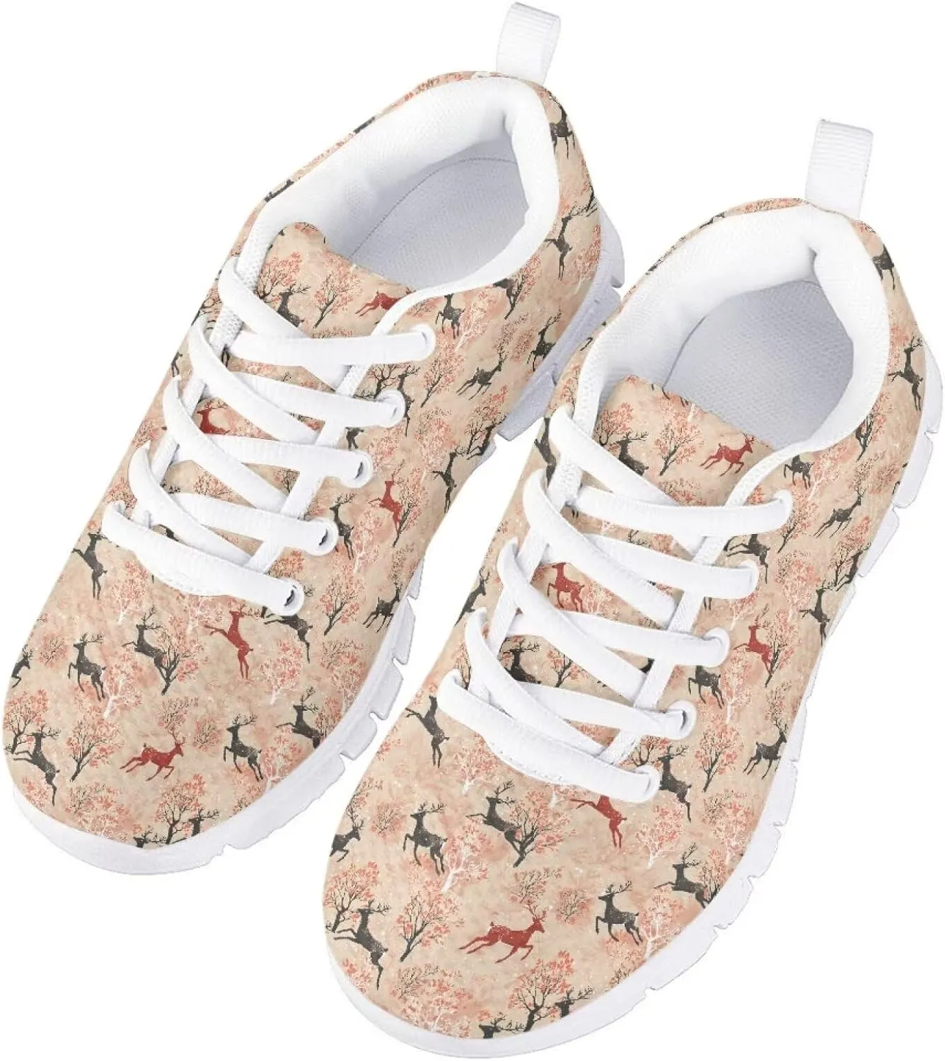 Mumeson Kids Running Shoes,Breathable Lightweight Lace Up Athletic Low Top Sneakers Walking Shoes for Little Big Kids 28-36