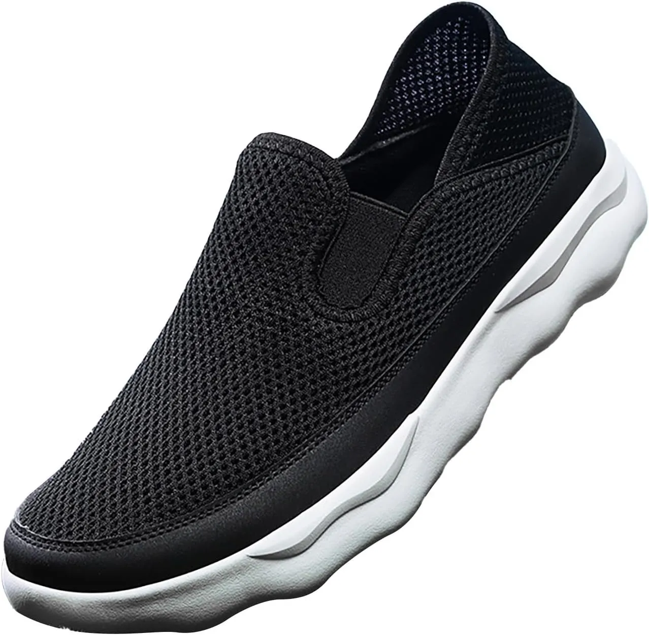 New Men's Hollow Breathable Mesh Casual Fashion Sport Shoe Mens Sneaker Slippers