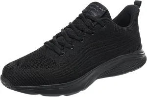 Non Slip Shoes for Men Lightweight Breathable Sneakers Comfortable Work Shoes Walking Shoes for Athletic Tennis Gym