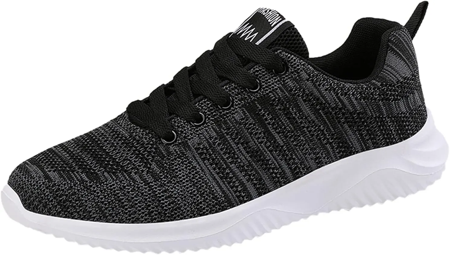 Platform Wide Sneakers for Women Fashion Lightweight Black Slip On Sneakers for Women 2023 Womens Casual Shoes Wide Width Black Wedge Gym Shoes for Women Zapatos Negros De Tacon Bajo para Mujer