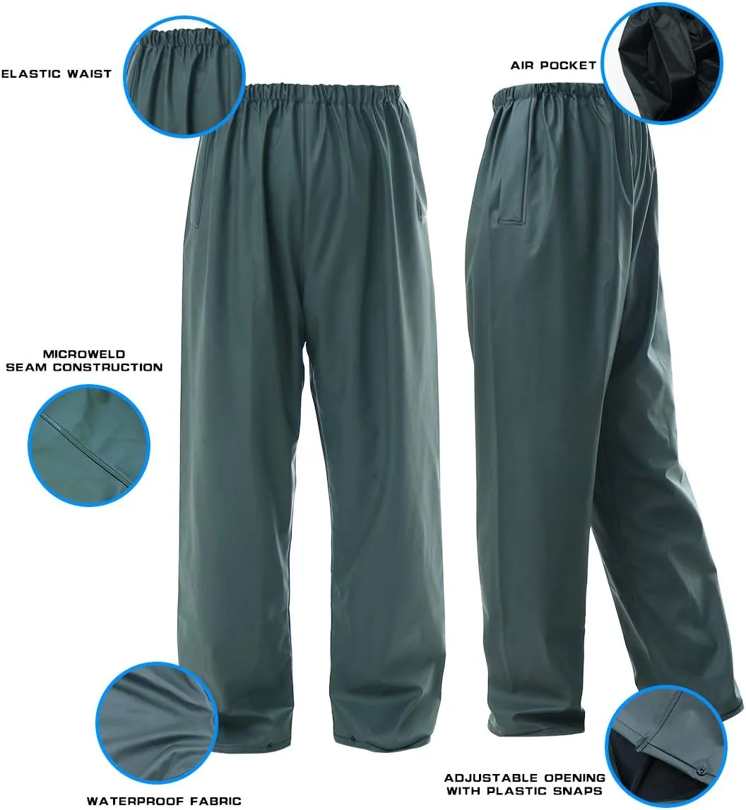 Rain Suits for Men Waterproof Rain Jacket Coat Pants Heavy Duty Women Fishing Rain Gear Workwear