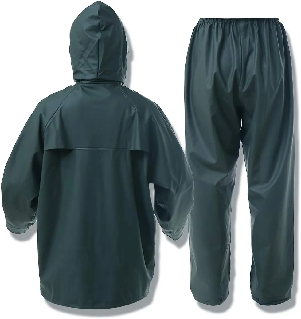 Rain Suits for Men Waterproof Rain Jacket Coat Pants Heavy Duty Women Fishing Rain Gear Workwear