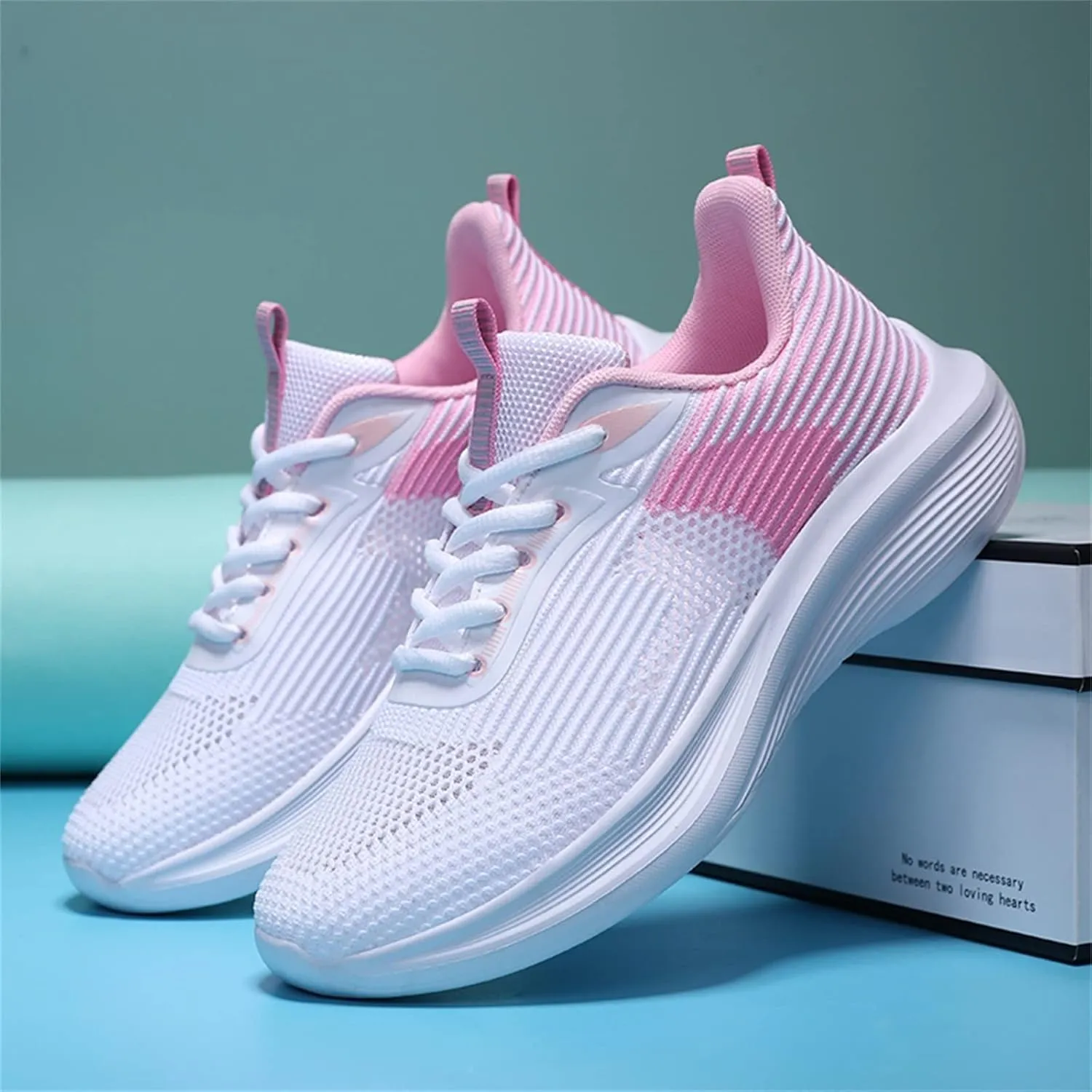 SBGMoSJ Running Shoes for Women Slip On Nurse Shoes for Women Gym Shoes for Women Workout Wide Feet Extra Wide White Sneakers for Women Leather Walking Shoes Plantar Fasciitis for Women