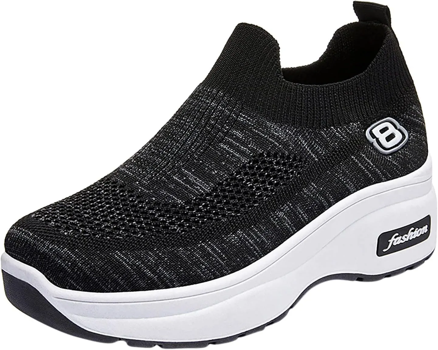 SBGMoSJ Sneakers for Women Size 8 Wide Width Womens Running Shoes Size 11.5 Wide Womens Slip On Tennis Shoes Size 7 Business Casual Sneakers Women Comfy Flats Shoes Women Dressy Cute