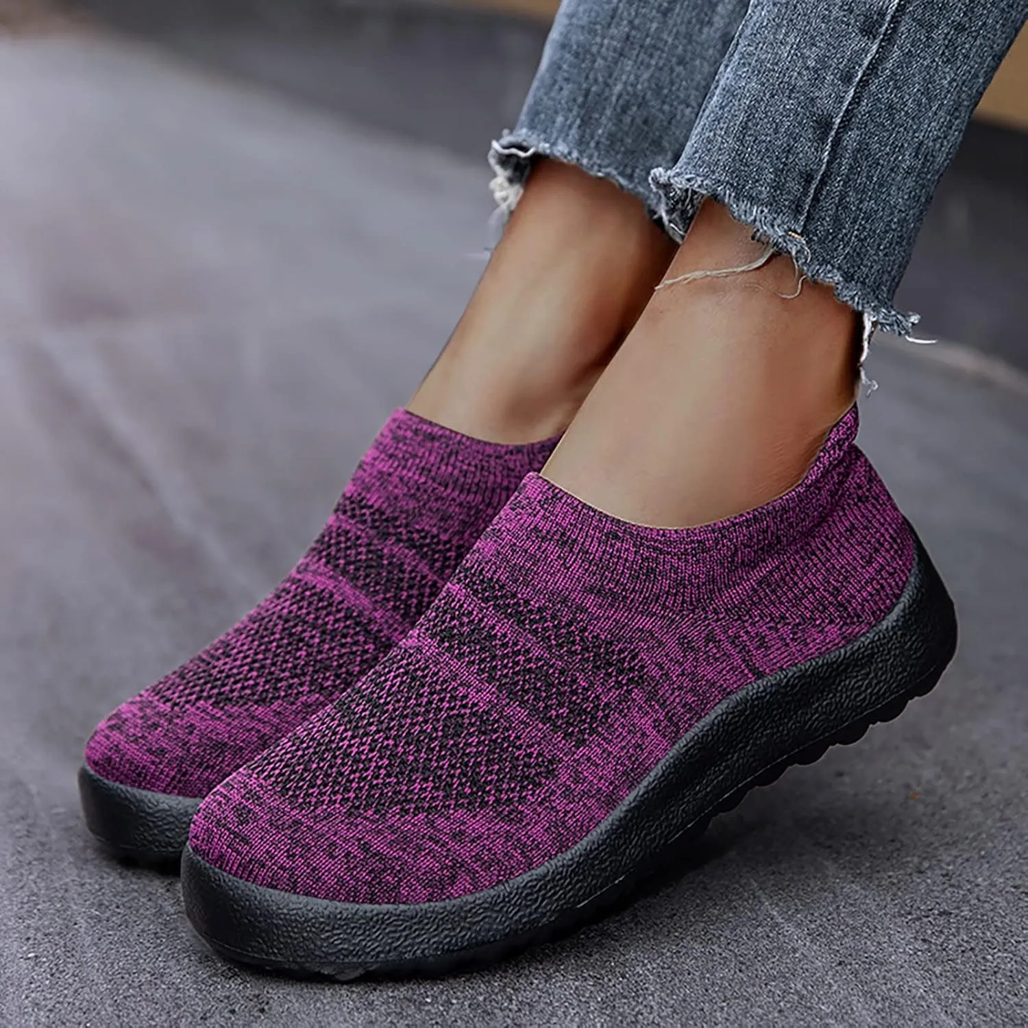SBGMoSJ Women Athletic Walking Shoes Fashion Sneakers Zapato Tenis Antiderrapante para Mujer Womens Casual Shoes Silver Platform Wedge Sneakers for Women Women Slip On Tennis Shoes Size 8
