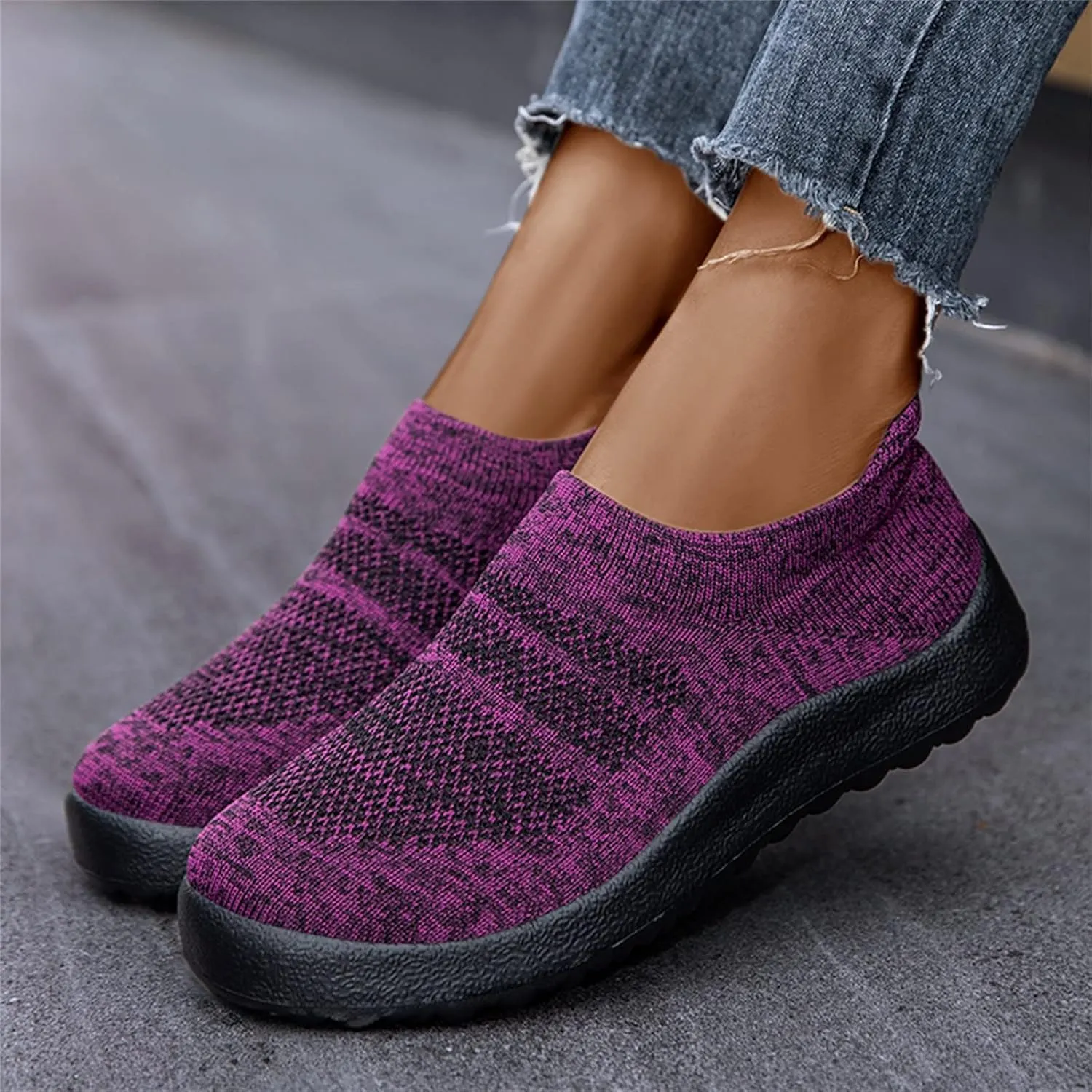 SBGMoSJ Women Athletic Walking Shoes Fashion Sneakers Zapato Tenis Antiderrapante para Mujer Womens Casual Shoes Silver Platform Wedge Sneakers for Women Women Slip On Tennis Shoes Size 8