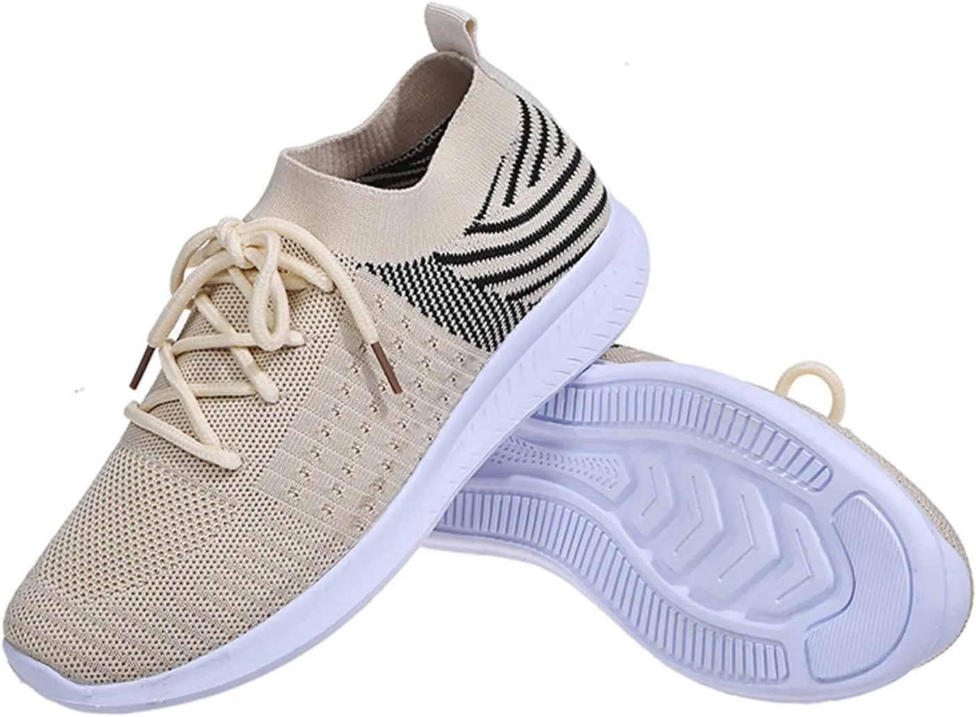 SBGMoSJ Womens Wide Casual Shoes Zapatos para Mujer CóModos Tenis Womens White Leather Slip On Sneakers Womens Shoes Sneakers Wide Toe Box Comfy Open Toe Flats Shoes Women Dressy Cute