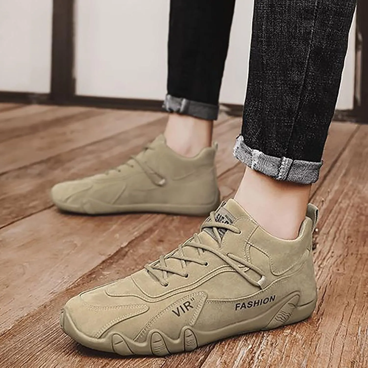 Shoes for Men Sports Fashion Simple Outdoor Traveling Breathable Slip On Loafers