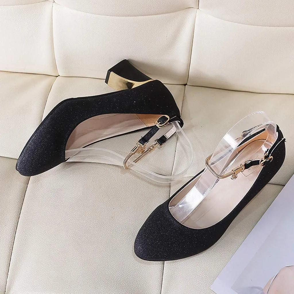 Silver Dress Sandals with Wedge for Women Low Heels Comfortable Chunky Heels Shoes Round Toe Wedding Work Loafer