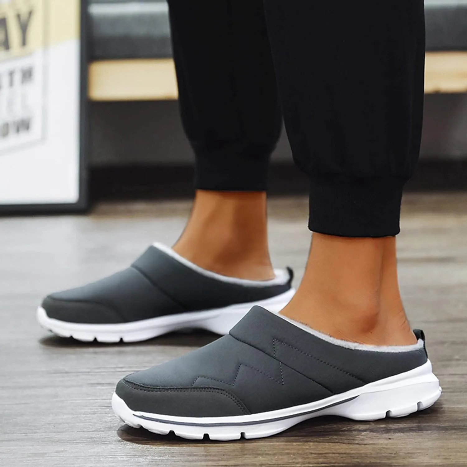 Slip On Casual Shoes Platform Sneakers for Women Fashion Running Shoes Women Round Toe Slip On Casual Mens Loafers Casual Slip On Platform Sneakers