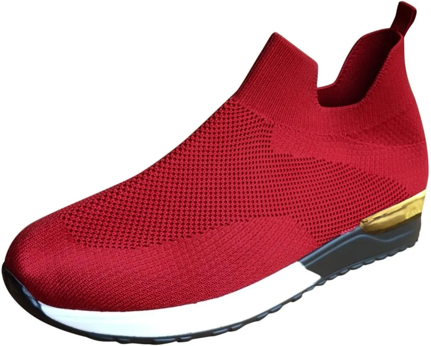 Slip On Casual Shoes Womens White Sneakers Casual Slip On Shoes Women Round Toe Slip On Casual Women Loafers Shoes for Work Womens Walking Sneakers Wide Width