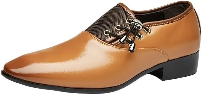 Slip on Shoes for Men Men's Loafers Slip-On Casual Leather Dress Shoes Lightweight Comfortable Driving Walking Shoes