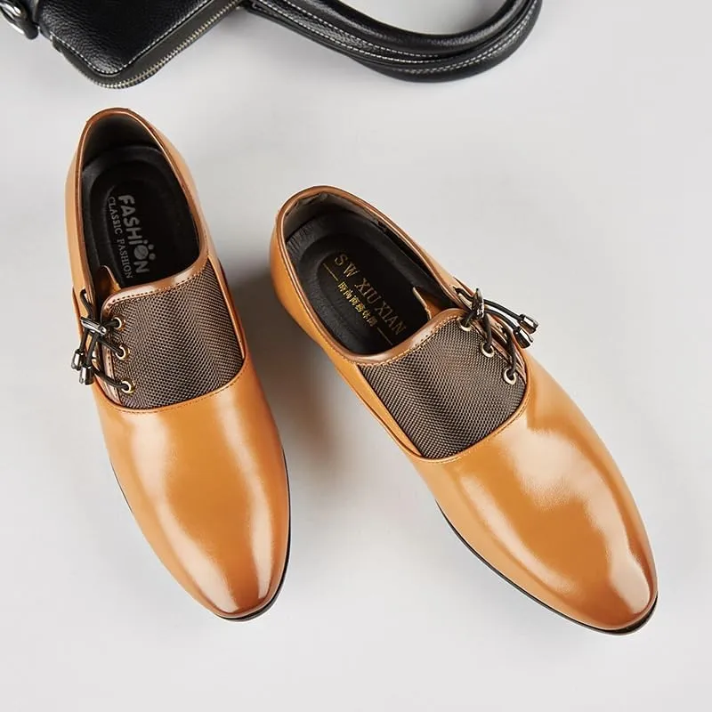 Slip on Shoes for Men Men's Loafers Slip-On Casual Leather Dress Shoes Lightweight Comfortable Driving Walking Shoes