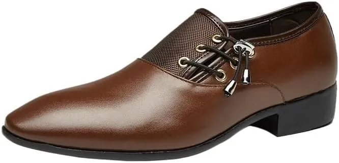 Slip on Shoes for Men Men's Loafers Slip-On Casual Leather Dress Shoes Lightweight Comfortable Driving Walking Shoes